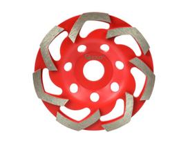 Deimantinis šlifavimo diskas TURBO, 125 mm, 22,23 mm, 5 mm segmentai GEKO G00374
