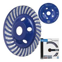 Deimantinis šlifavimo diskas TURBO, 125 mm, 22,23 mm, 5 mm segmentai GEKO G00377