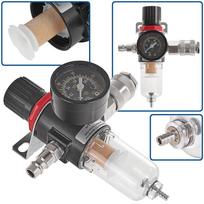 Oro slėgio reguliatorius su vandens atskyrimo filtru, 1/4″