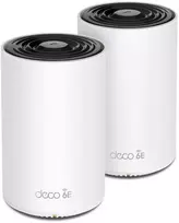 Šakotuvas TP-Link Deco XE75 WiFi 6E Mesh System, 2er Set AXE5400 Tri-Band, 3x Gb LAN/WAN (pro Einheit)