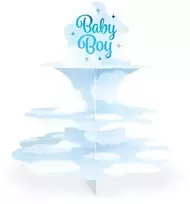 Globos Europe Bv Vaikiška trijų pakopų lėkštė tortui „Baby Boy“