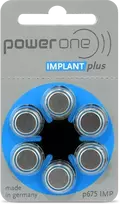 Varta p675IMP powerone implant plus klausos aparatų baterijoms | 6 vnt.