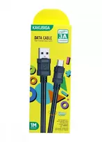 KAKU KSC-806 duomenų perdavimo ir įkrovimo kabelis | USB-A į USB-C | 15 W | 1 m | juodas