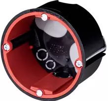 f-tronic HW priešgaisrinė dėžutė Ø68mm, t=50mm, su laidų ir vamzdžių įvadais, BS2700