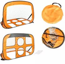 Master Išsiskleidžiantys futbolo vartai Pop-Up 118 x 80 x 80 cm su treniruočių angomis (8592833012944)