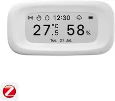 SONOFF AirGuard SNZB-02UL – išmanusis Zigbee temperatūros ir drėgmės daviklis su 2,9" E-Ink ekranu