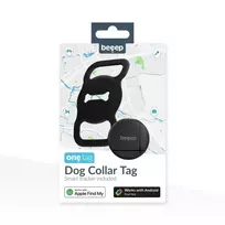 Beeep OneTag Apple Find My & Android Tracker - Dog - Juodas