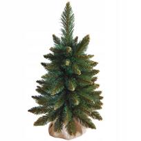Dirbtinė eglutė su lininiu stovu, 60 cm, SPRUCE NATURAL PREMIUM