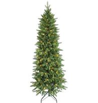 Dirbtinė Kalėdų eglutė SALCAR, 180 cm, siaura, su LED (šilta balta), PE/PVC