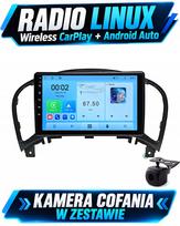 Automagnetola Nissan Juke 2011–2016 su CarPlay, Android Auto ir kamera