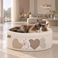 Mažų šunų ir kačių guolis LOVE NATURAL NEST 45 cm PREMIUM