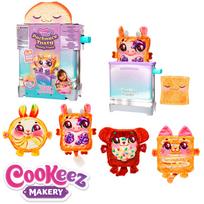 Minkštas žaislas COOKEEZ MAKERY TOAST TREATZ, kvepiantis skrudinta duona, su skrudintuvo forma