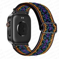 Skirta Realme Watch 5/S2 apyrankė Reguliuojama nailoninė elastinė pakeičiama apyrankė correa Realme Watch 2/3/S/3 2 S pro 22mm laikrodžio dirželiai Realme Watch S2 black