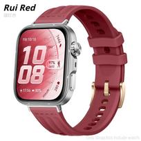 Sportinis silikoninis dirželis Huawei Watch Fit 5 4 3 išmaniajam laikrodžiui, riešo apyrankė Huawei Watch Fit 5Pro 4Pro, dirželio priedai Silver (Head) pink