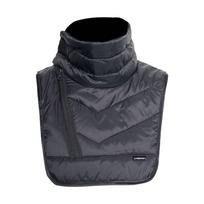 Thermal Neck Protector Windproof Chest Bibs Scarf New Neck Warmer  Cycling Short black