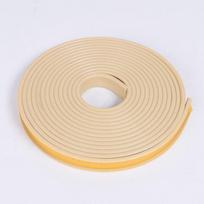 New Soft TPE Self-adhesive Edge Banding U-shaped Tape Seal Strip Cabinet Rubber Chair ARI 12mm beige
