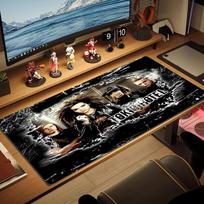 Tokio Hotel Color Mouse Pad Large Gaming Table Cushion Non-slip Laptop Tablet Big Mousepad XXL Mat Mini PC Playmat With Lock edge 30cmx60cm(11.8x23.6inch)