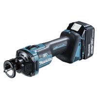 Makita Cordless Drywall Trimmer 18V 6Ah and CO181DRG (with battery, charger, case) juoda
