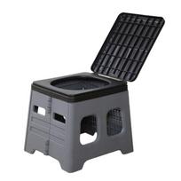 PP Outdoor Camp Toilet Lightweight Folding Truck Toilet Portable Folding Toilet  Hiking and Outdoor