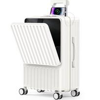 Front Carry Includes Cup Hidden Hook Carry Bag with USB 360 Degree TSA Zipper Carry Business Hospitalization S Size Included OK [BARGOHOY] Suitcase,