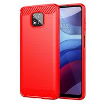 Motorola Moto G Power 2021 dėklas, skirtas Motorola G9 Power Plus Play One Fushion E7 Plus 5G Cover Shell Coque silikoninis telefono dėklas For Moto G 5G Plus raudona