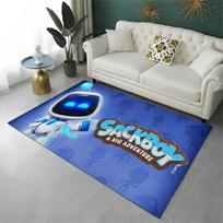 Game A-Astro Bot Cartoon Robot Non-Slip Area Rug for Living Room,Bedroom,Playroom,Soft Carpet Floor Mat Home Decor Rug Kids Room 40x60cm gray
