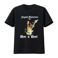 Yngwie Malmsteen Grupės Marškinėliai Unisex XL dydžio eaa vintage Išplauti madingi Patogūs su grafika Universalūs Šiek tiek laisvalaikio XL black