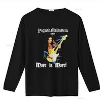 Yngwie Malmsteen Grupės Marškinėliai Unisex XL dydžio eaa vintage Išplauti madingi Patogūs su grafika Universalūs Šiek tiek laisvalaikio 2XL white