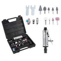 16Pcs Air Die Grinder Pneumatic Grinding Tool Air Grinder Polishing Engraving Kit 14  18