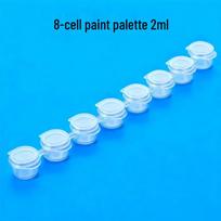 6-Piece Acrylic Paint Sticks for Kids, 5ml - Empty Box for DIY Fluid Painting, Gouache, Watercolor. white