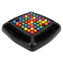 Ball Elimination Game Bead Matching Chess Board Game Party Game Interactive Tool for Kids Early Education black