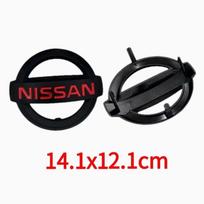 12,9/14,1/15,3 cm Automobilio priekinio variklio dangčio, galinės bagažinės emblema Nissan X-Trail Qashqai Tiida Teana Livina NV200 NP300 Sentra Altima Versa