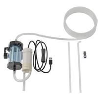 Quick Use USB Fishtanks Water Change Vacuum Cleaners with Silicone Tubing For Aquarium Gravel Cleaning Debris Removing