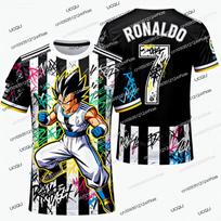 2026 Naujienos Dragon Ball Z Goku/Vegeta Specialus Leidimas Futbolo Marškinėliai Ronaldo Nr.7 Futbolo Marškinėliai Gerbėjų Specialus Marškinėlių Rinkinys XS gray