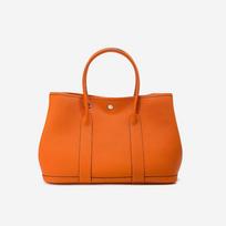 Womens Genuine Leather Tote Bag With Shoulder Strap Large Size Crossbody Garden Daily Commute Small 30x15x20cm orange