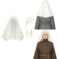 Moteriškas reguliuojamas gofetas Renesanso skara Viduramžių galvos apdangalas Plaukų įvyniojimas Kasdieniam nešiojimui Festivaliams Teminiams renginiams Cosplay One Size