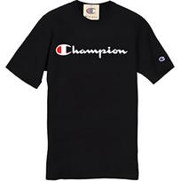 Champion T Shirt US Version Unisex Black GT19-1 S black