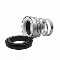 1Pcs 155 Series,Water Pump Mechanical Shaft Seal,CE-G-NBR,SiC-SiC-FKM,10/11/12/13/14/15/16/17/18/19-40mm,With Single Coil Spring 155-17