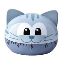 Minute Abs Mechanical Timer 60 Portable Cartoon Animal Timer For Kitchen Matches the image,Cat white