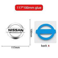2025 m. Nissan 1 vnt. Automobilio priekinės galvos dangčio emblema, galinės bagažinės ženkliukas, vairo ratas Nissan X-trail Almera Qashq