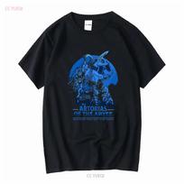 Artorias of The Abyss T shirt Dark Souls Demons FromSoftware vintage Washed Breathable Comfortable fashion graphic 3XL blue