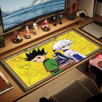Anime HUNTER×HUNTER Color Mouse Pad Large Gaming Table Cushion Non-slip Laptop Tablet Big Mousepad XXL Mat Mini PC Playmat With Lock edge 30cmx60cm(11.8x23.6inch)