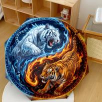 Tai Chi Yin Yang Sun Moon Utomatic Folding Compact 8Rib Design For Outdoor Daily Compact And Festive Y165 sans