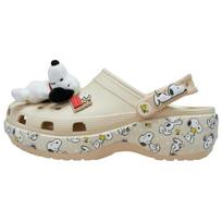 Crocs x PEANUTS Classic Platform Clog Batai Moteriški Smėlio spalvos 212118-90H 39-40 white