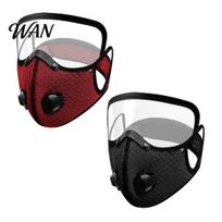 Dust Masque with Filter 2 Pcs Masque, Breathable Reusable Carbon Face Anti-fog Goggles Cushion for Woodworking Construction Mowing Grinding B