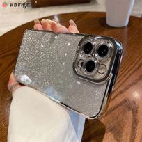 Skirta Samsung Galaxy A55 A54 A53 A52 A73 A72 A71 A70 A51 A50 A50S A30S Blizgantis minkštas dėklas su blizgučių popieriumi Pilnas dangtelis Galaxy A30S sidabras
