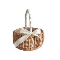 Woven Basket Flower Handheld Wicker Decorative Picnic Storage Basket For Home S balta