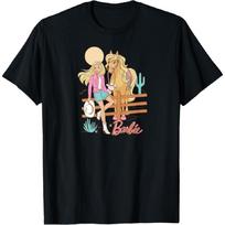 Barbie - Desert Cowgirl with Horse and Cat T-Shirt XXXXL juoda