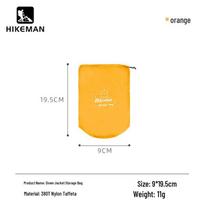 Portable Compression Bag for Outdoor Camping Jackets - Clothing Organizer with Sun Protection & Drawstring Closure. yellow