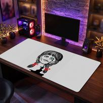 Big Mouse PadThe Conjuring Annabelle Extended Soft Desk Mat Gaming Office Computer Table Decor Mat 30cmx60cm black